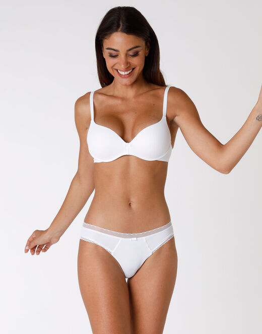 Lovable Reggiseno Push Up Senza Ferretto My Daily Comfort In Microfibra, Bianco