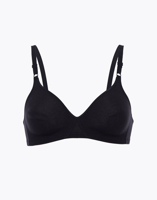 Lovable Reggiseno Senza Ferretto Cotton Line In Cotone, Nero