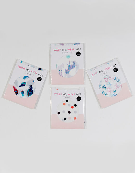 Lovable Sacchettino Lavabiancheria 45x50 Cm In Poliestere, Fantasia Con Zebre