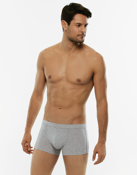 Lovable Short boxer Supima Premium Cotton, grigio melange