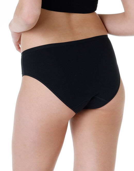 Lovable Slip Assorbente Lavabile In Cotone Elasticizzato, Nero