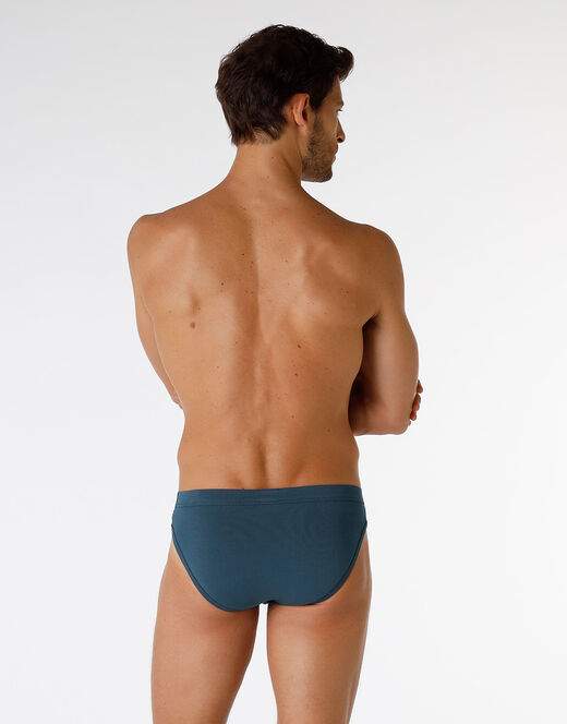 Lovable Slip Enriched Plain Cotton Modal In Cotone E Modal, Ottanio