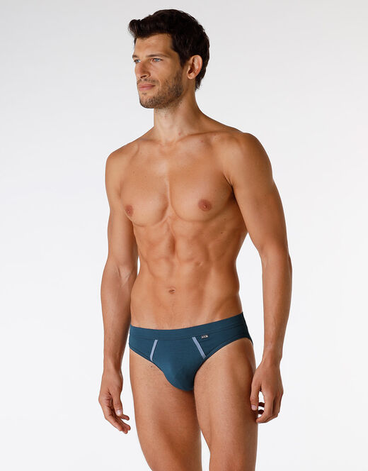 Lovable Slip Enriched Plain Cotton Modal in cotone e modal, ottanio