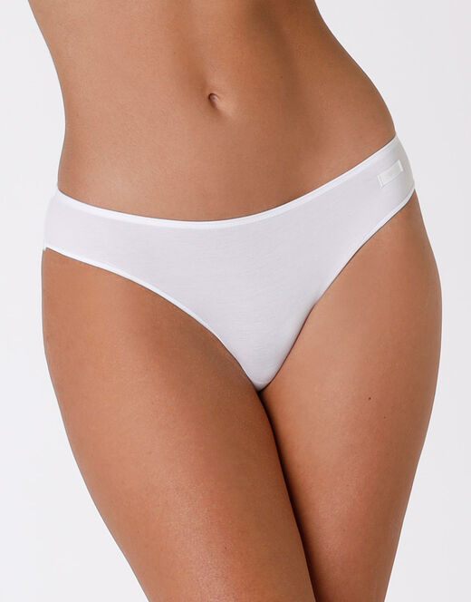 Lovable Slip Invisible Cotton Bianco In Cotone. Massima Invisibilità