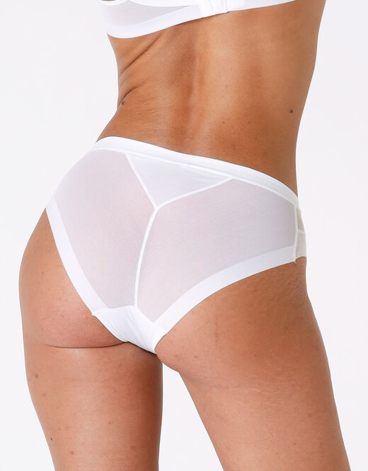 Lovable Slip Invisible Ultralight Bianco In Microfibra E Tulle. Massima Invisibilità