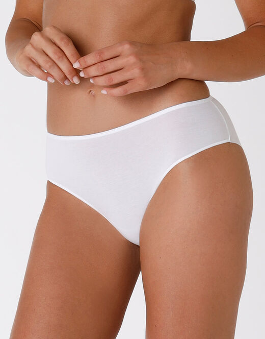 Lovable Slip Midi Invisible Cotton Bianco In Cotone. Massima Invisibilità