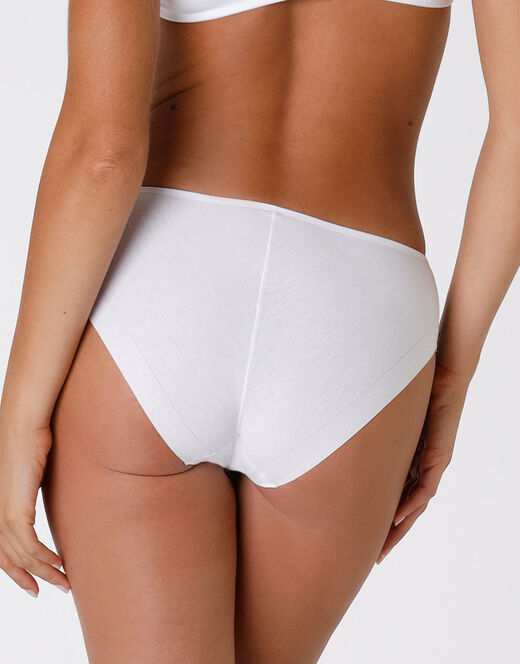 Lovable Slip Midi Invisible Cotton Bianco In Cotone. Massima Invisibilità