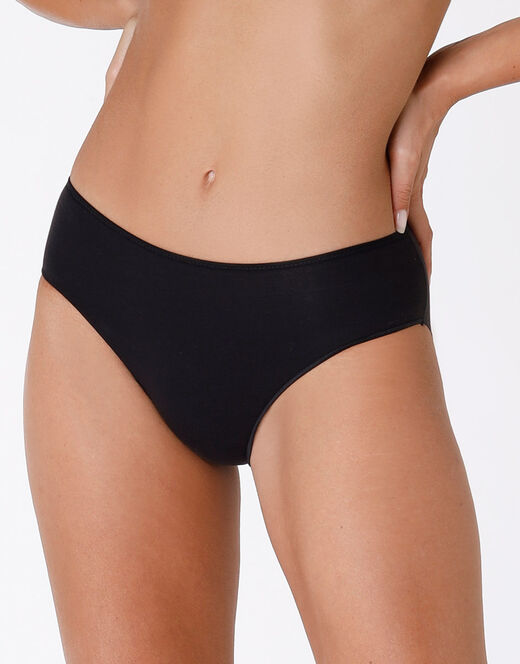 Lovable Slip Midi Invisible Cotton Nero In Cotone. Massima Invisibilità