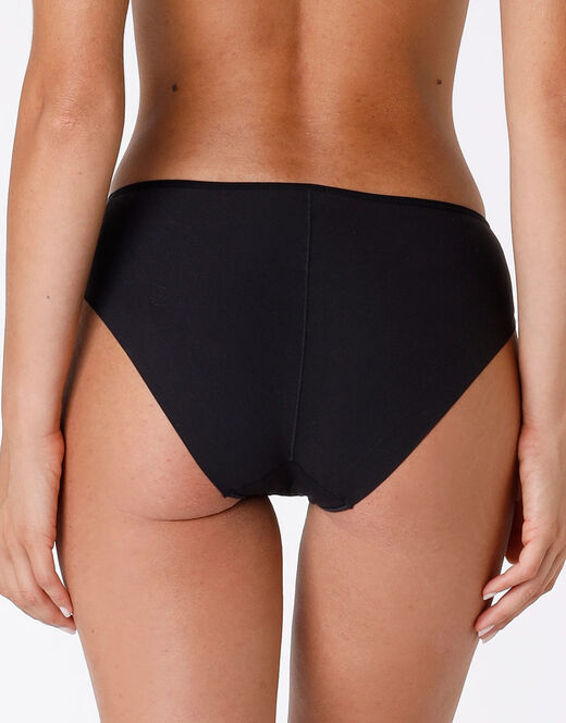 Lovable Slip Midi Invisible Cotton Nero In Cotone. Massima Invisibilità