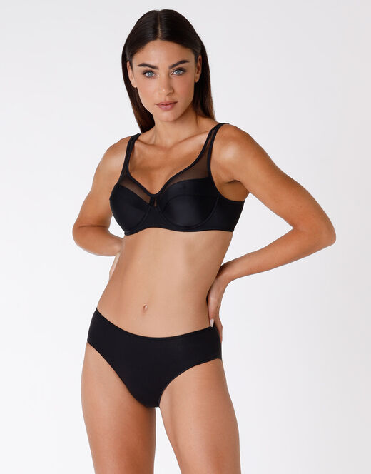 Lovable Slip Midi Invisible Cotton Nero In Cotone. Massima Invisibilità