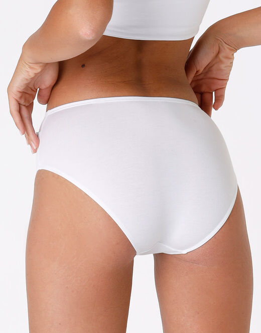 Lovable Slip Midi Lovely Bianco In Cotone Modal Vellutato