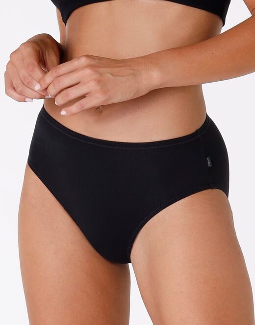 Lovable Slip Midi Lovely Nero In Cotone Modal Vellutato