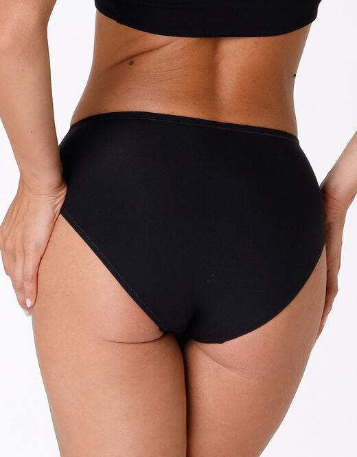 Lovable Slip Midi Lovely Nero In Cotone Modal Vellutato