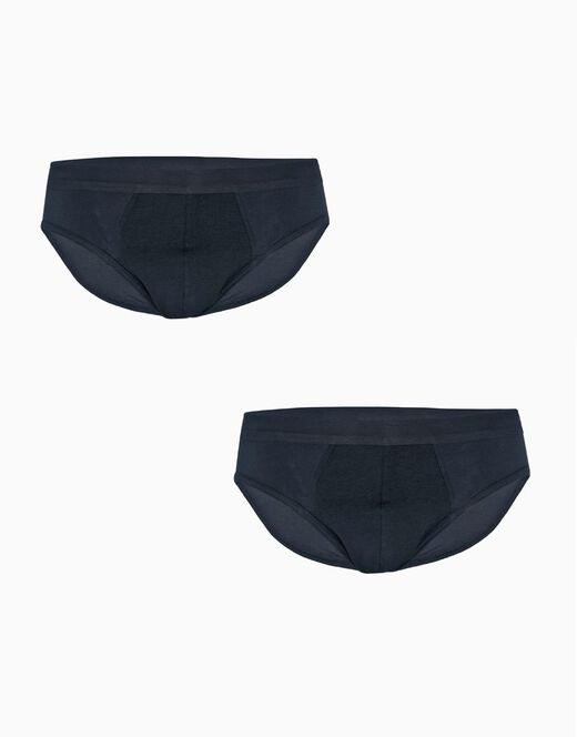 Lovable Slip Mini BiPack Cotton Stretch In Cotone Elasticizzato, Nero
