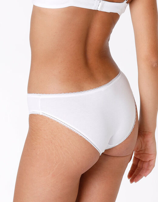 Lovable Slip My Bio Comfort, In Cotone Biologico Certificato, Bianco