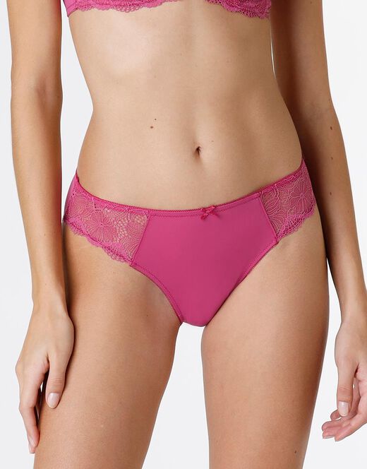 Lovable Slip Pretty Lace in pizzo e microfibra, rosa sorbetto