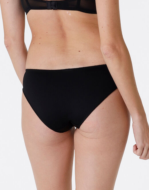 Lovable Slip Sophisticated Lace In Pizzo E Microfibra, Nero