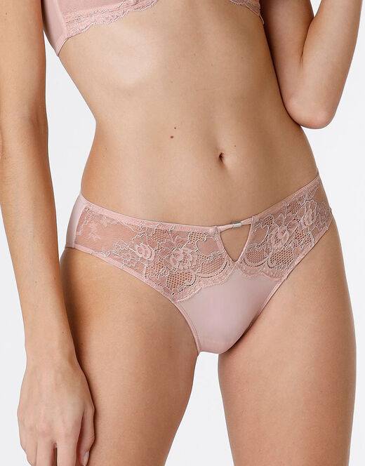 Lovable Slip Trendy Lurex in microfibra e pizzo, neutro