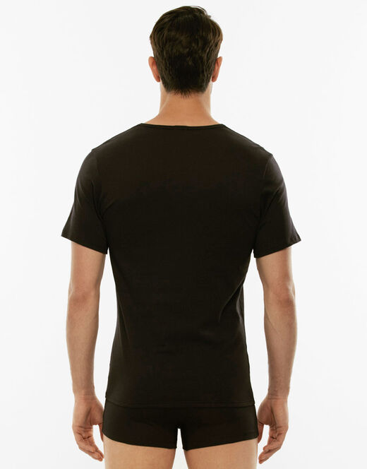 Lovable T-shirt Girocollo 100% Cotone Pure Cotton, Nero