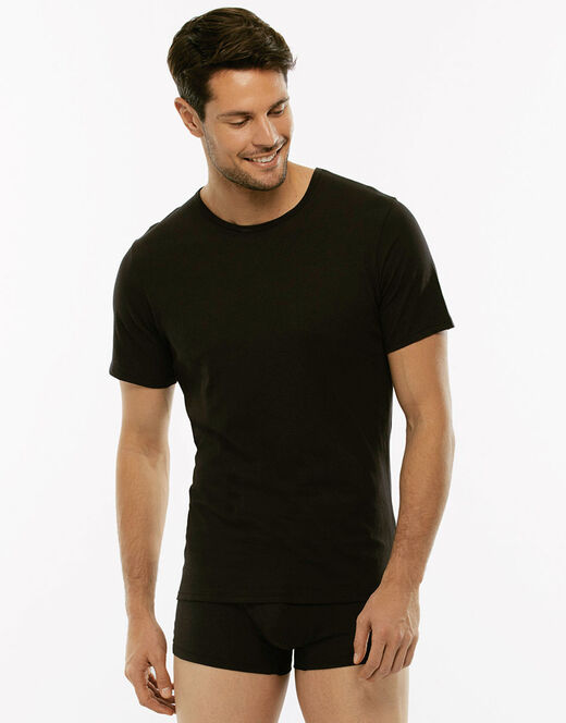 Lovable T-shirt girocollo 100% cotone Pure Cotton, nero