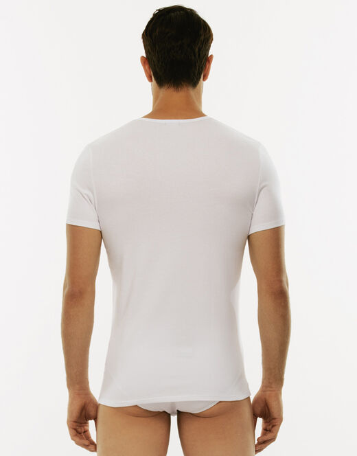 Lovable T-Shirt Girocollo Cotton Stretch In Cotone Elasticizzato, Bianco