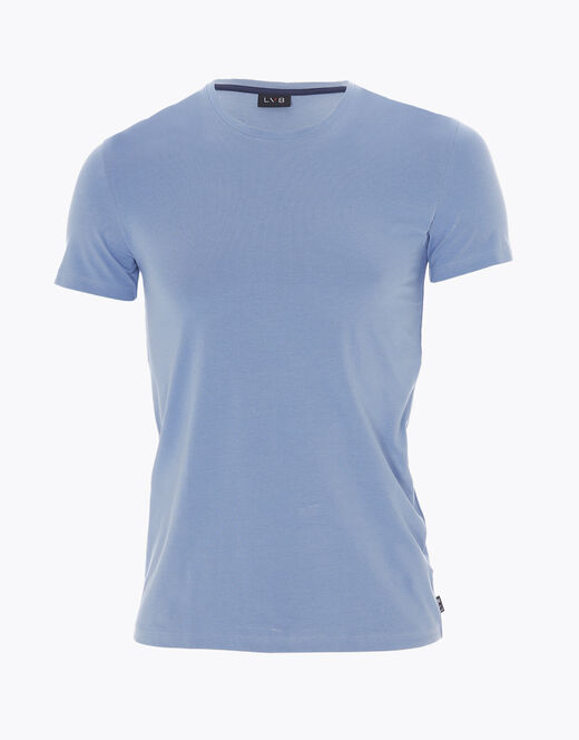 Lovable T-shirt Uomo In Stretch Cotton - Azzurro Polvere