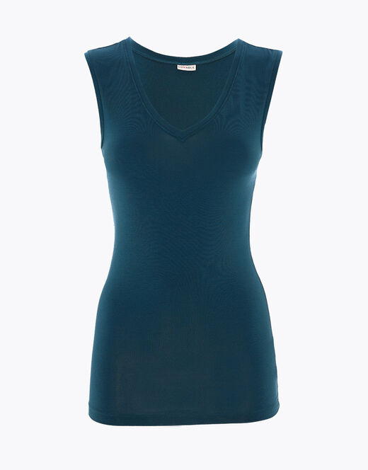 Lovable Top Smanicato Effetto Thermal Basic Soul, Ottanio