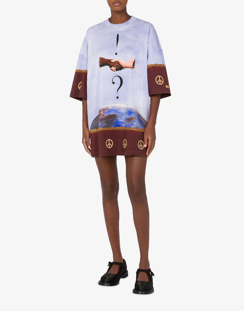 Love Moschino Abito In Interlock Di Cotone Volemosebbene