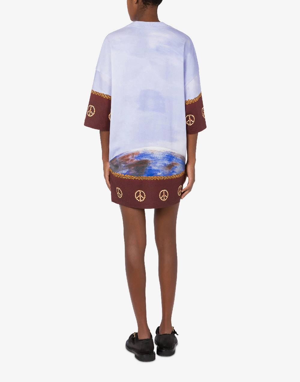 Love Moschino Abito In Interlock Di Cotone Volemosebbene