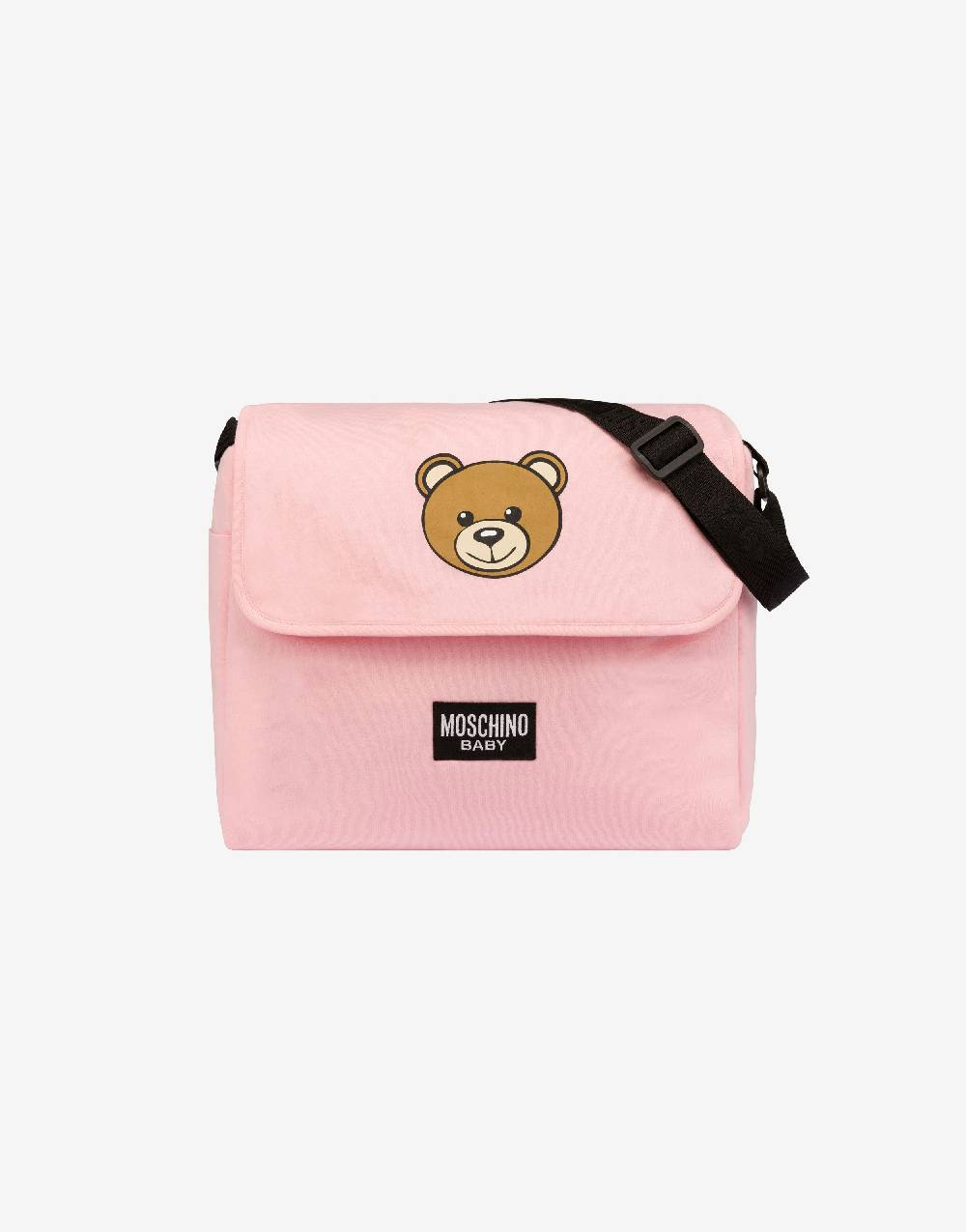 Love Moschino Borsa mamma con fasciatoio Teddy Print