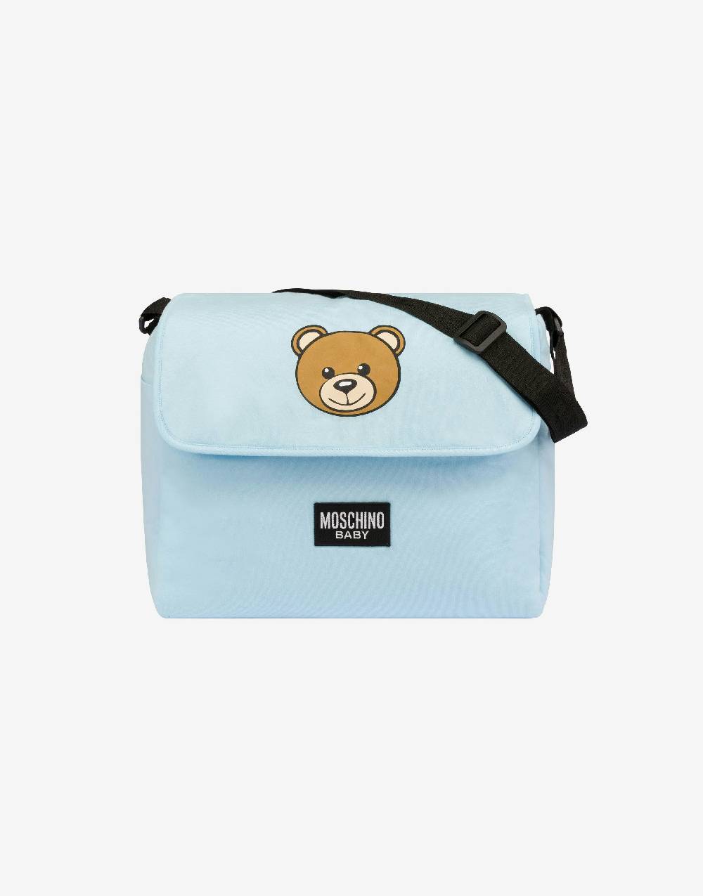 Love Moschino Borsa mamma con fasciatoio Teddy Print