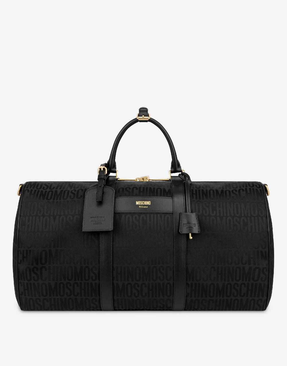 Love Moschino Borsone da viaggio in nylon Allover Logo