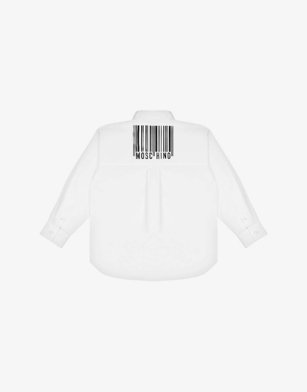 Love Moschino Camicia In Popeline Di Cotone Barcode