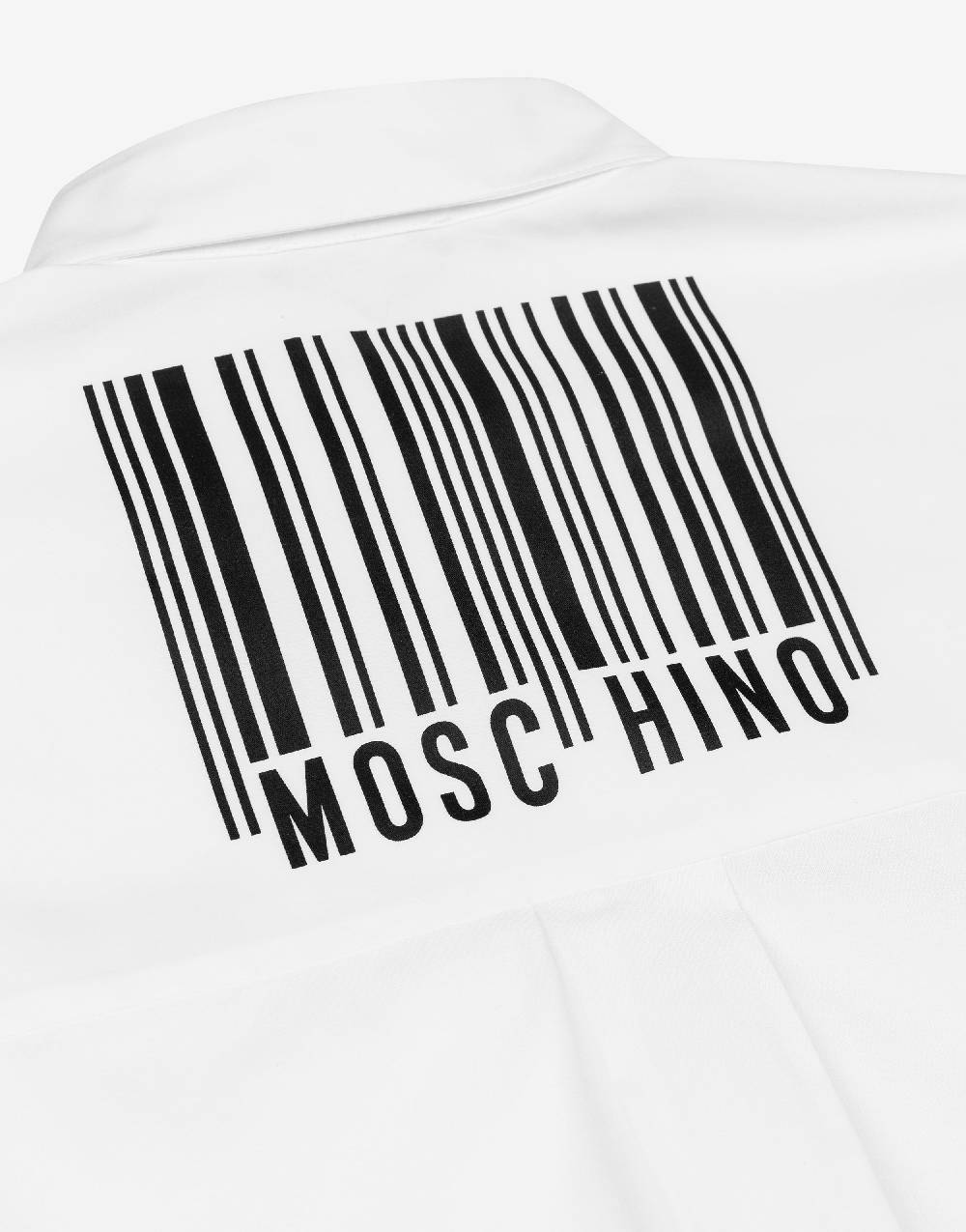 Love Moschino Camicia In Popeline Di Cotone Barcode