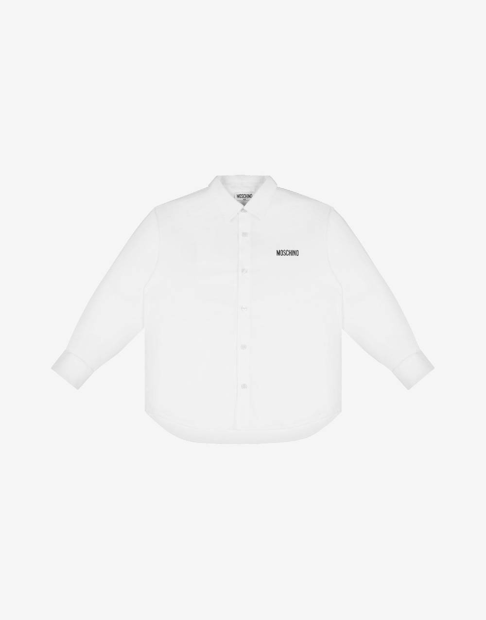 Love Moschino Camicia in popeline di cotone Barcode