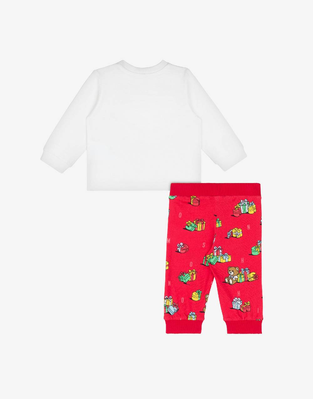 Love Moschino Completo T-shirt E Leggings Teddy Holiday