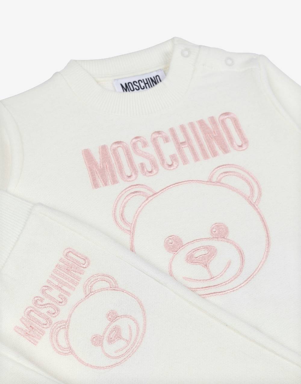 Love Moschino Completo Tuta In Felpa Teddy Embroidery