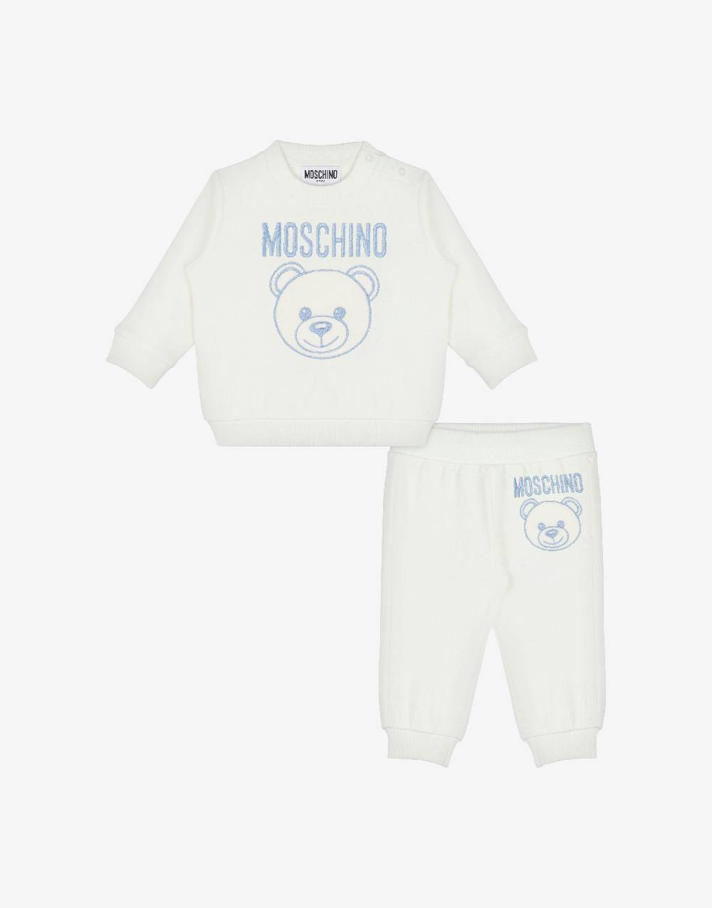 Love Moschino Completo tuta in felpa Teddy Embroidery