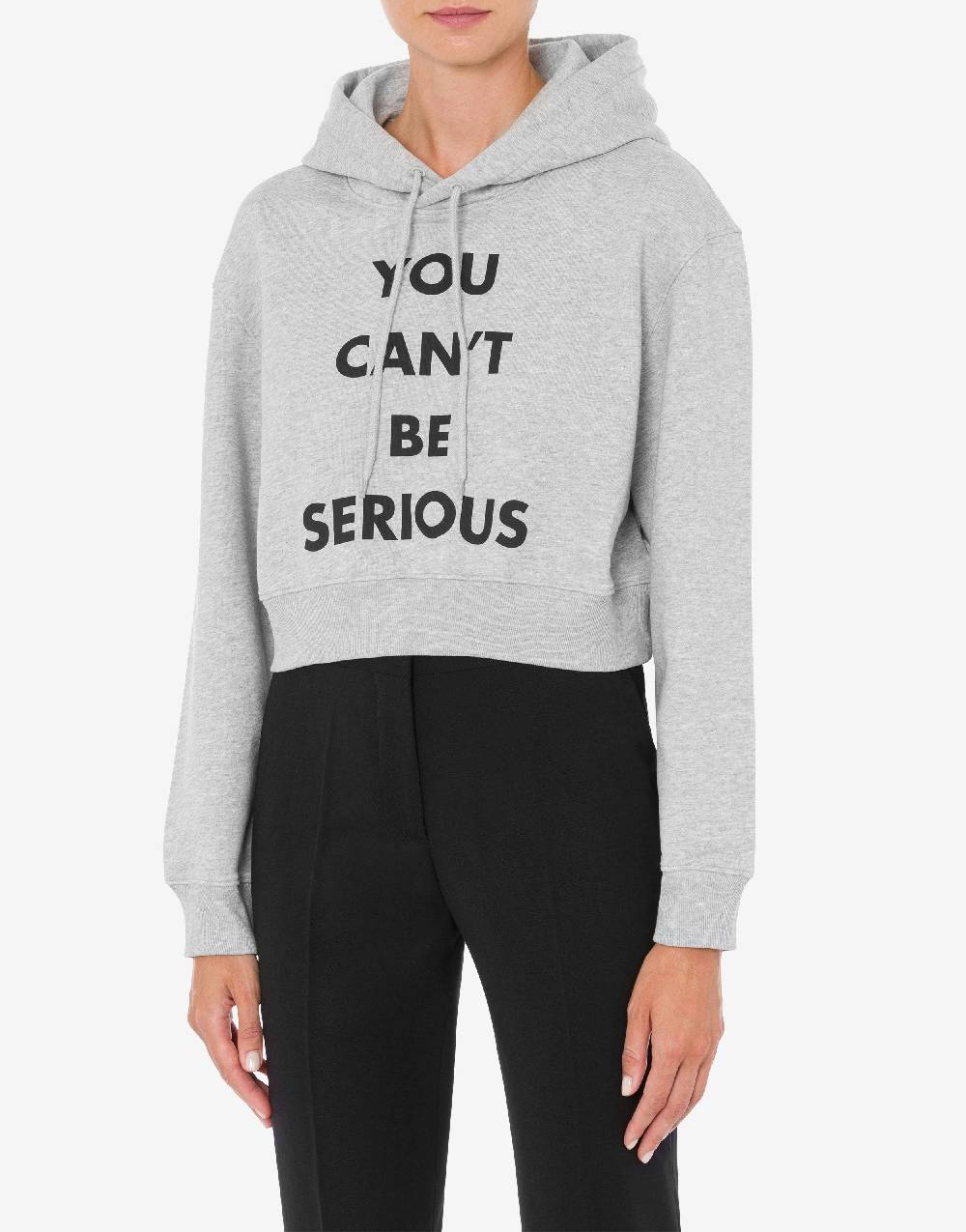 Love Moschino Felpa Con Cappuccio You Can't Be Serious