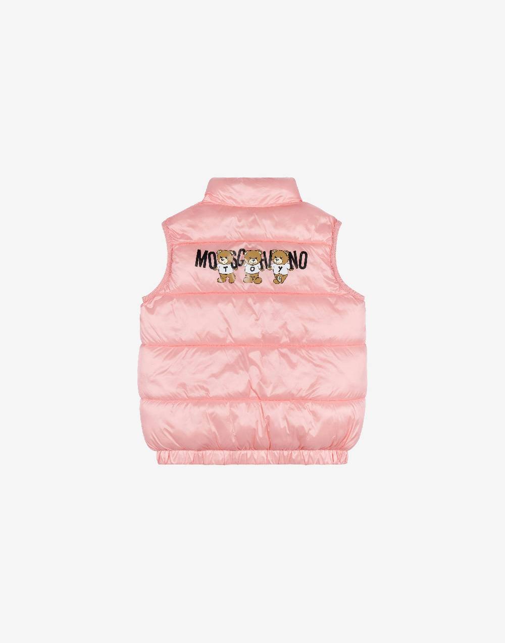 Love Moschino Gilet Imbottito In Nylon Logo Lettering