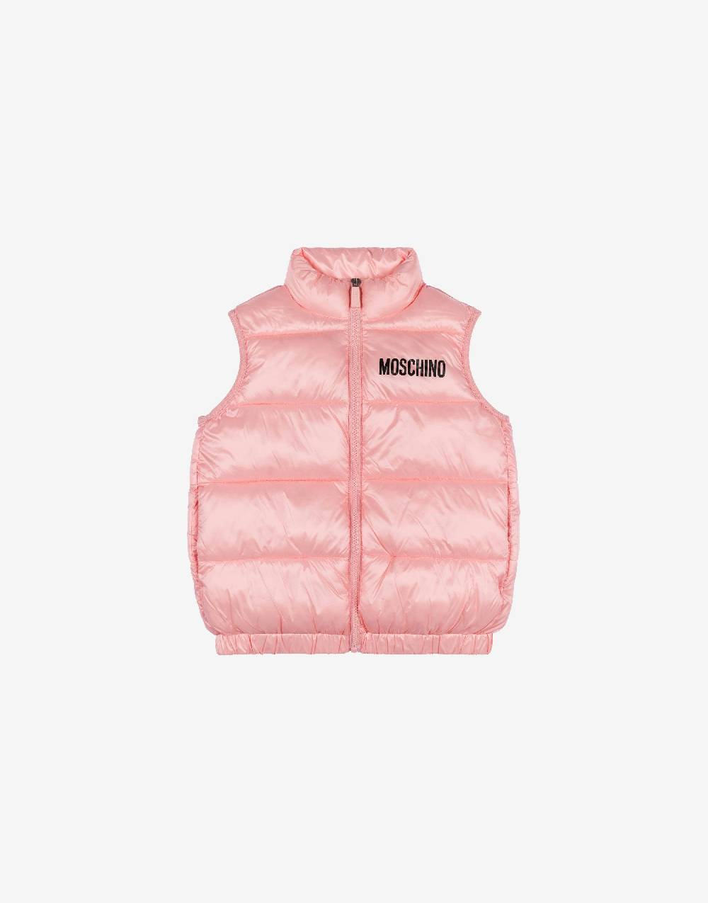Love Moschino Gilet imbottito in nylon Logo Lettering