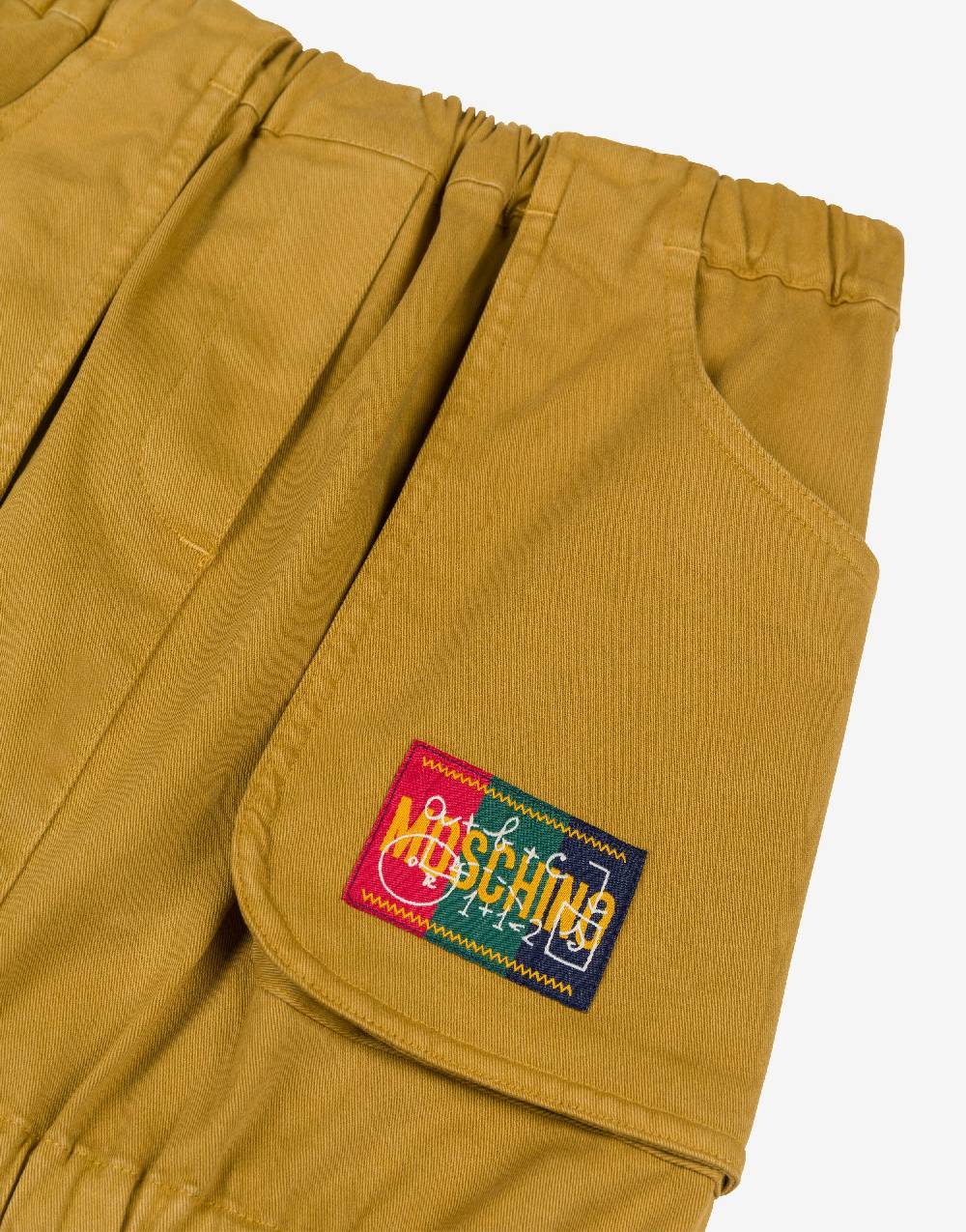 Love Moschino Gonna In Gabardina Di Cotone School Patch