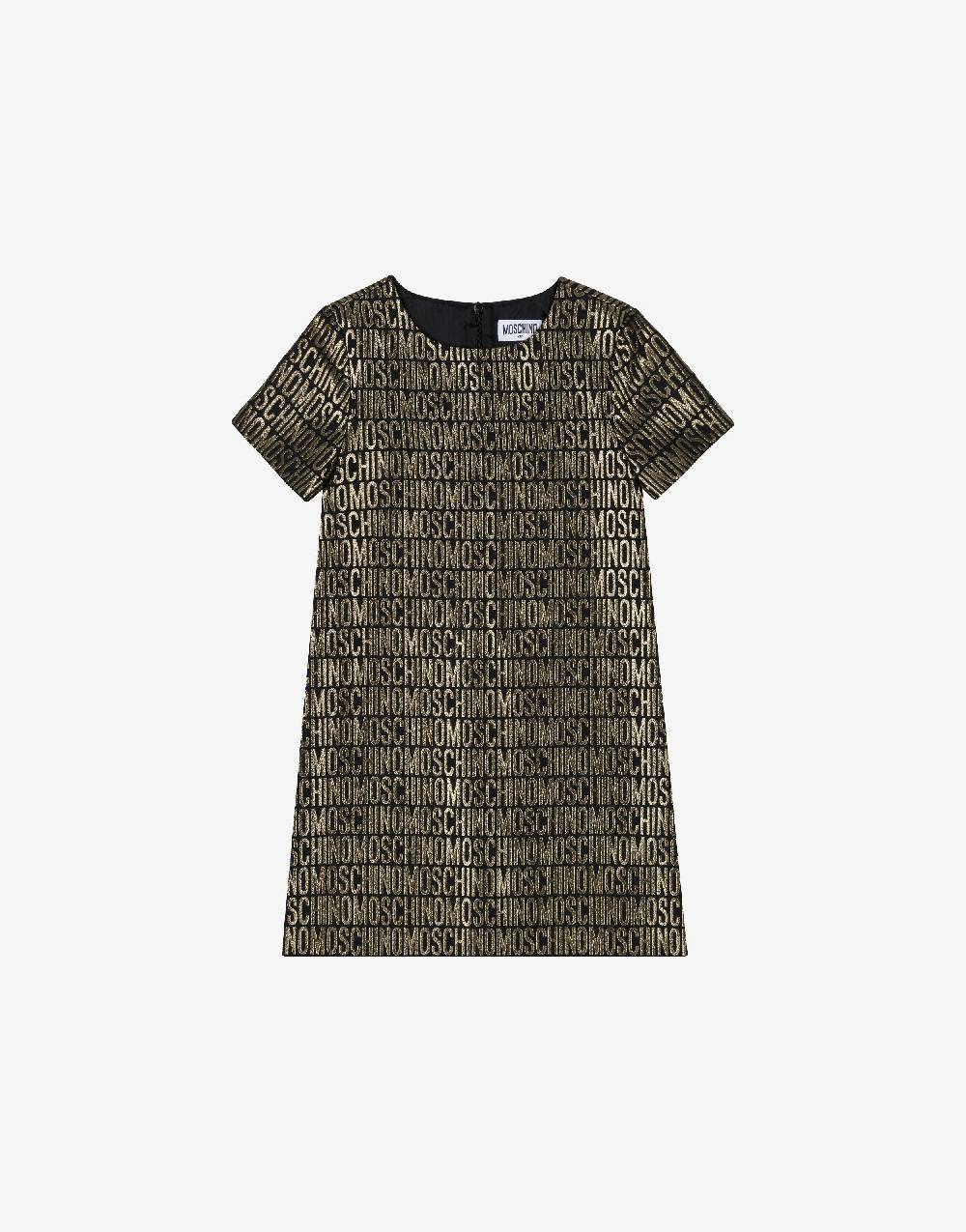 Love Moschino Abito Allover Logo Jacquard