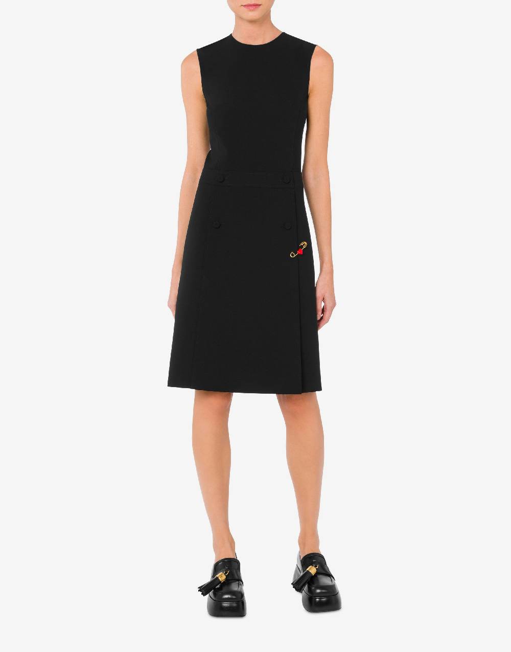 Love Moschino Abito Heart Safety Pin