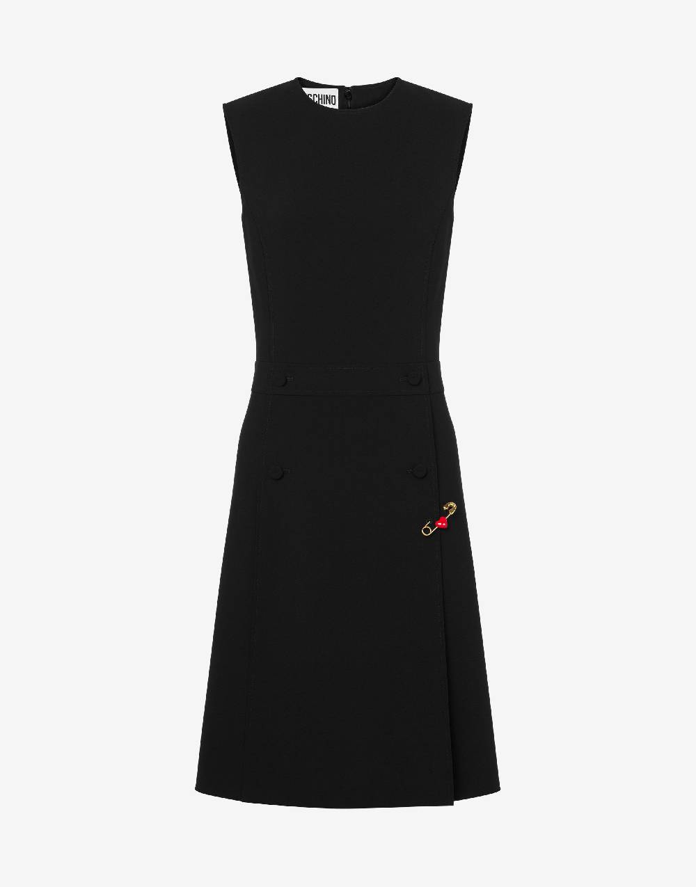 Love Moschino Abito Heart Safety Pin