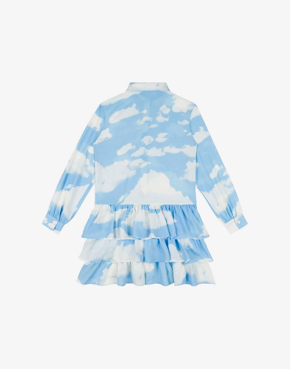Love Moschino Abito In Crêpe Allover Clouds