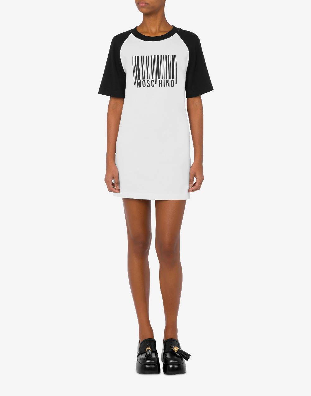 Love Moschino Abito In Interlock Barcode