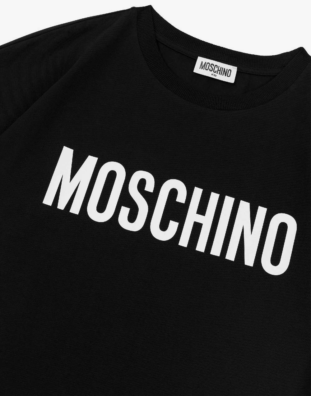 Love Moschino Abito In Jersey Logo Print