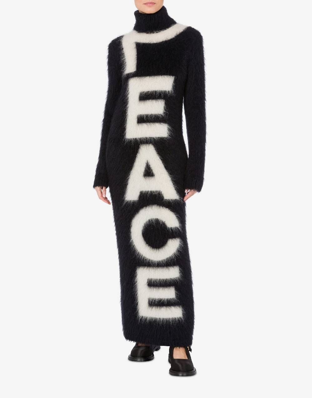 Love Moschino Abito In Mohair Garzato Peace