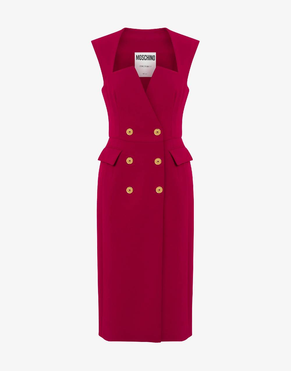 Love Moschino Abito robe manteau Gold Buttons